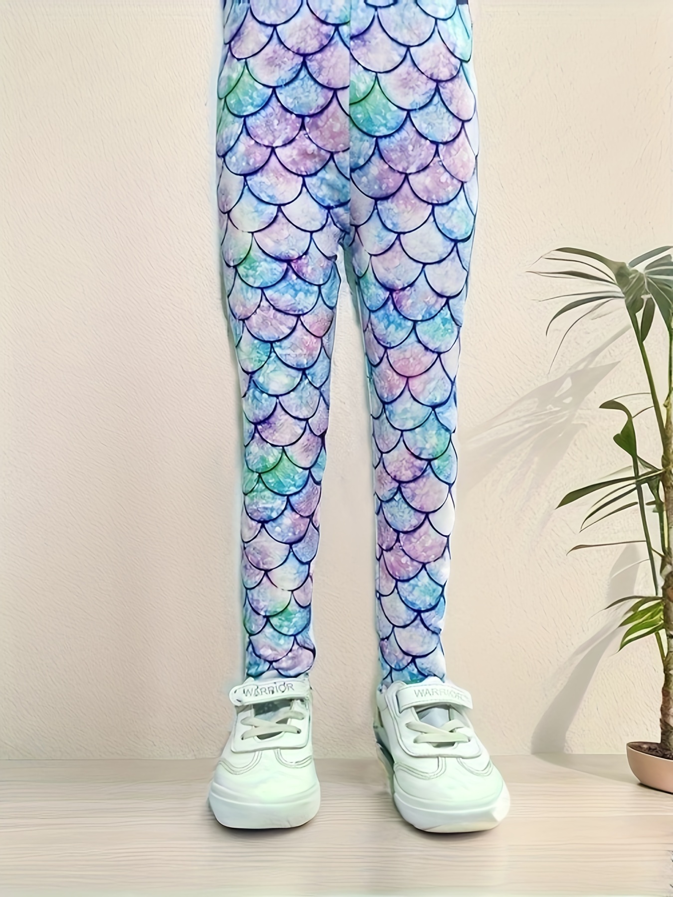 Girls Tight Fit Athletic Legging Pants Cute Claws Print High - Temu Canada