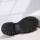 women s chain decor platform loafers fashion slip shoes