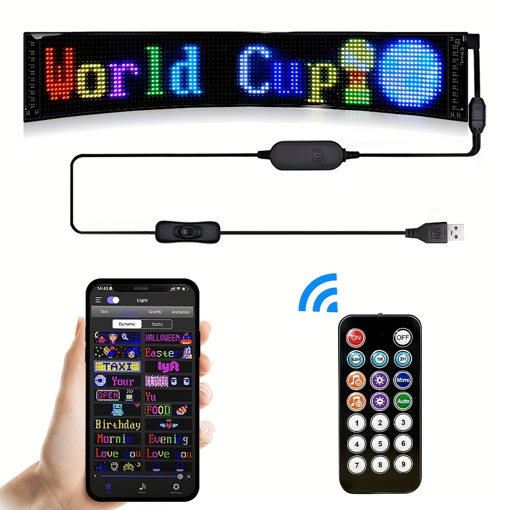 Light Up Glasses Animated LED Display with Smartphone Control