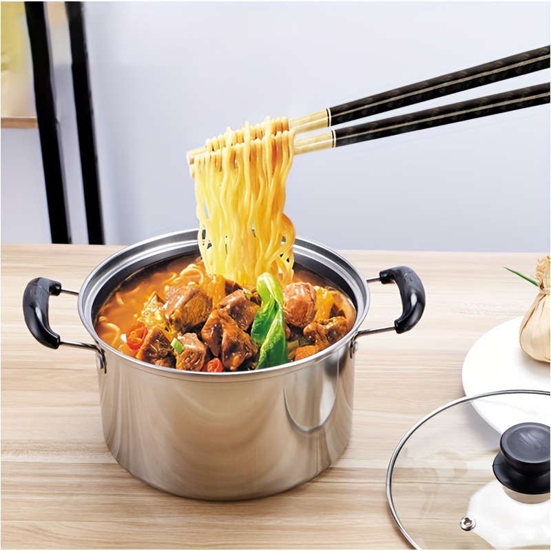 Ergonomic Stainless Steel Saucepan With Clear Glass Cover - Perfect For  Multipurpose Cooking & Home Kitchen! - Temu