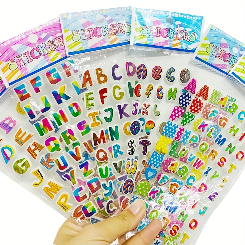 24 Different Sheets 3d Stickers For Kids Toddlers 550+ Vivid - Temu
