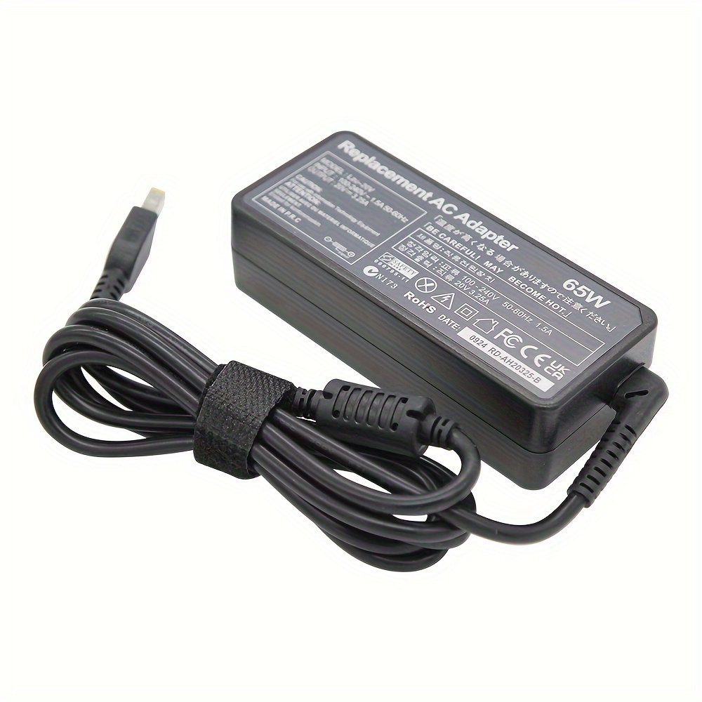 Genuine Lenovo 65W 20V 3.25A Laptop Charger AC Power Adapter Square Tip  ThinkPad