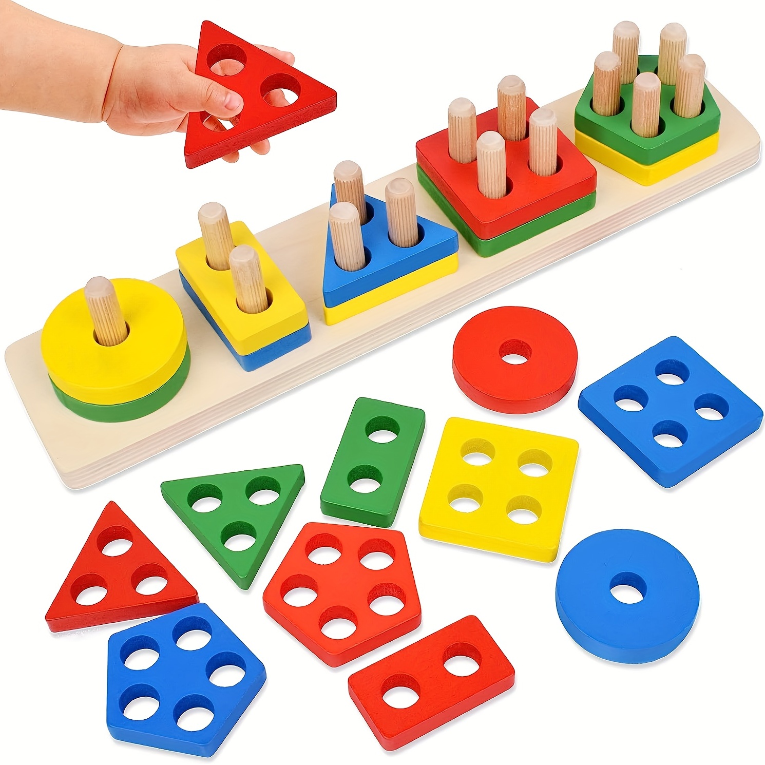 Boost Kid's Cognitive Development Montessori Wooden Toys - Temu Canada