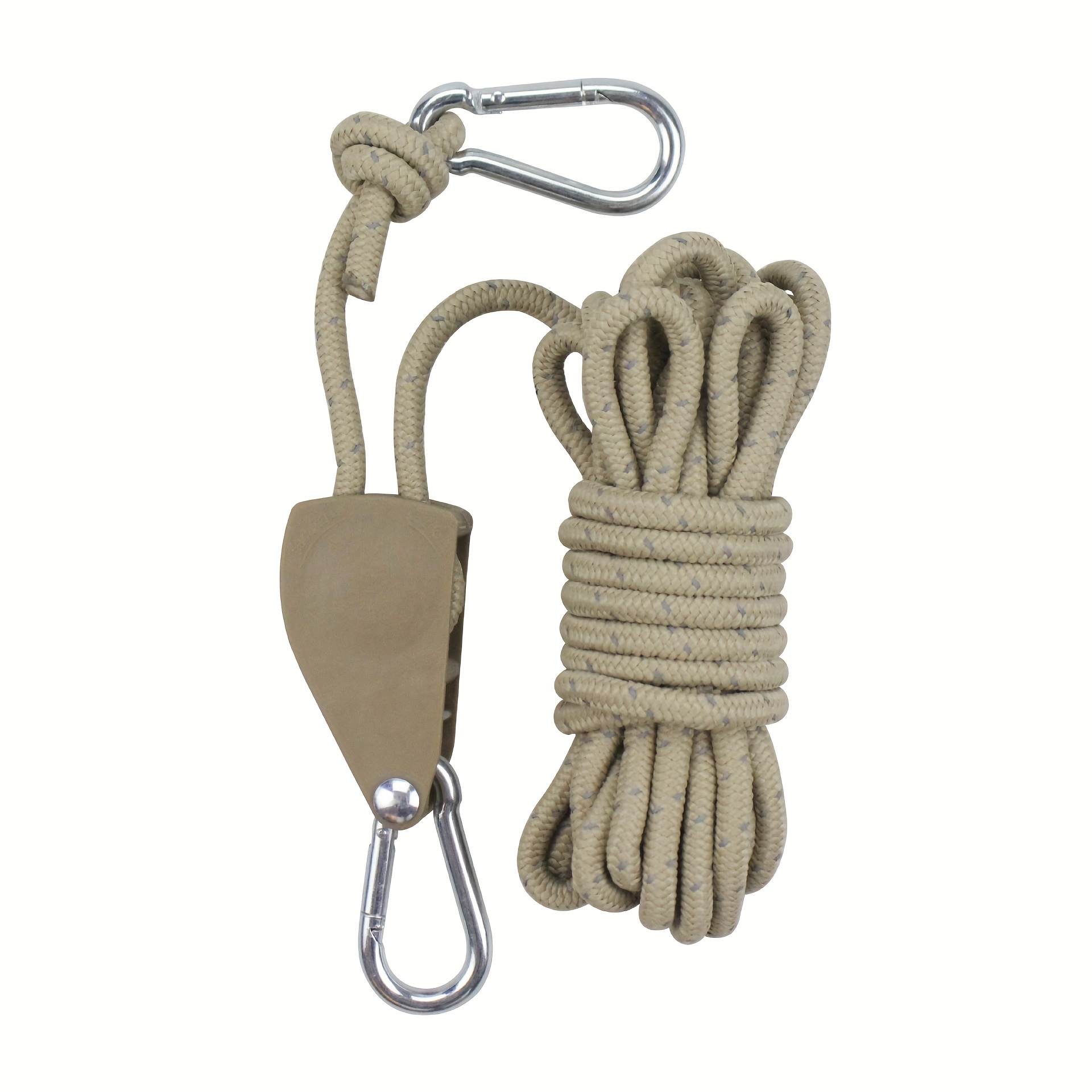 Tent Windproof Rope Pulley Adjuster Fixed Canopy Waterproof Rope