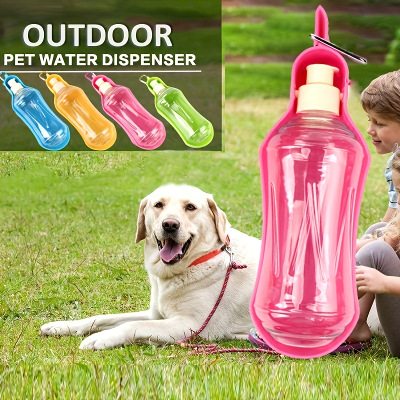 Pet Automatic Dog Water Bottle With Feeder Bowl Height Adjustable Standing  Water Drinker Dispenser - Temu