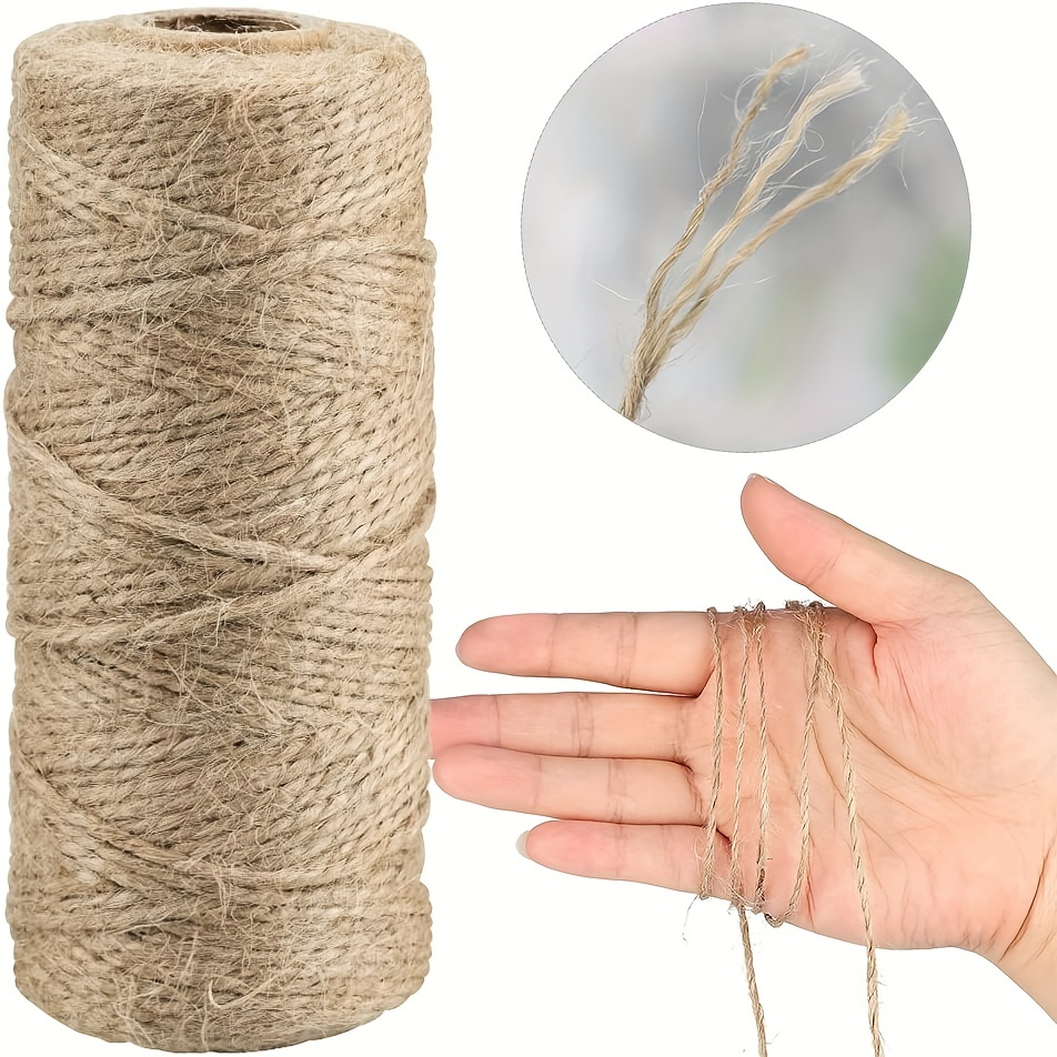 Colored Jute Twine String for Crafts, Hemp Rope Hemp Twine for Gift  Wrapping Jewelry Making, Gardening, Home Decorating - China Jute Rope and Jute  Twine price