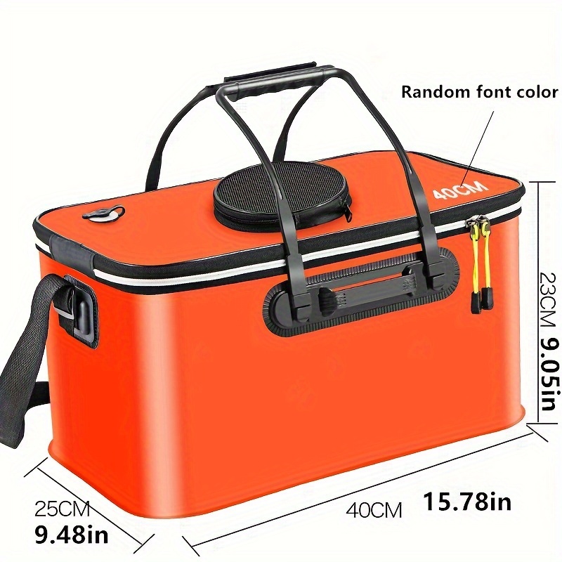 Durable Foldable Fishing Bucket Convenient Fish Container - Temu