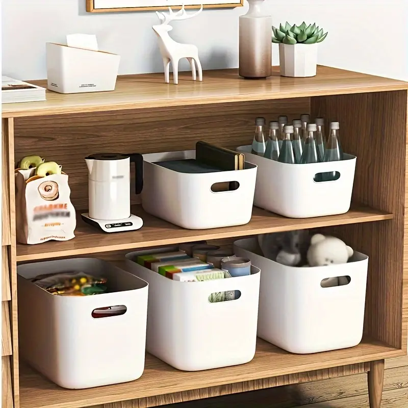 Plastic Storage Basket, Kitchen Storage Basket, Bathroom Storage