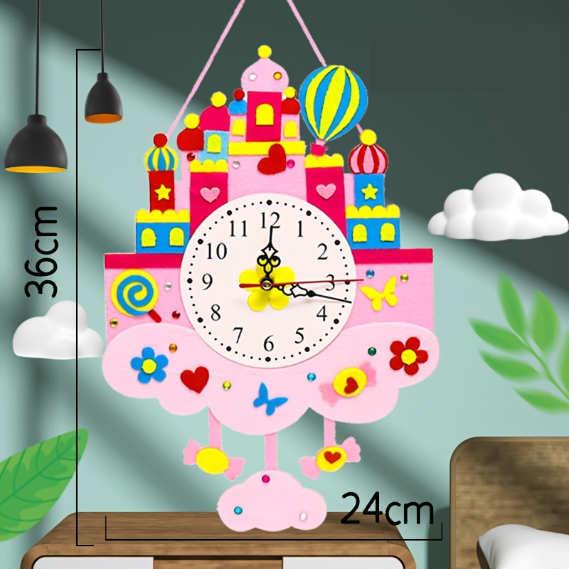 cartoon wall clock