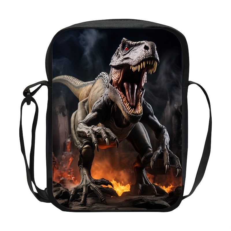 Jurassic Dinosaur Canvas Lunch Bag