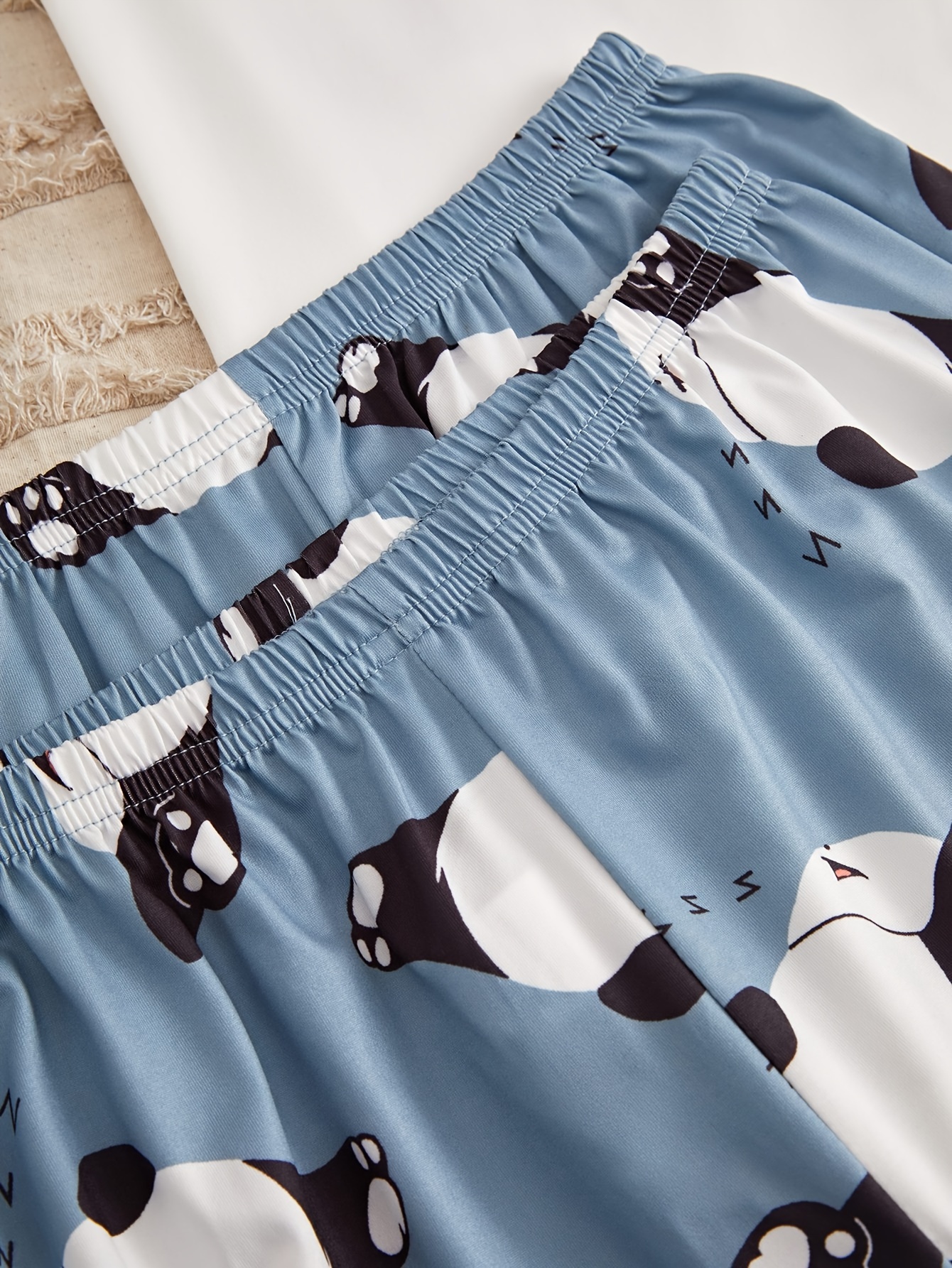 Women's Cartoon Printed Pajamas Bottoms Boxer Shorts