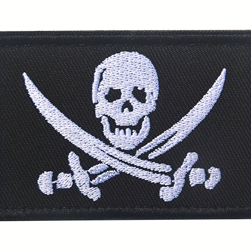 Pirate Military Morale Patch - Halloween & Of The Dead Decor