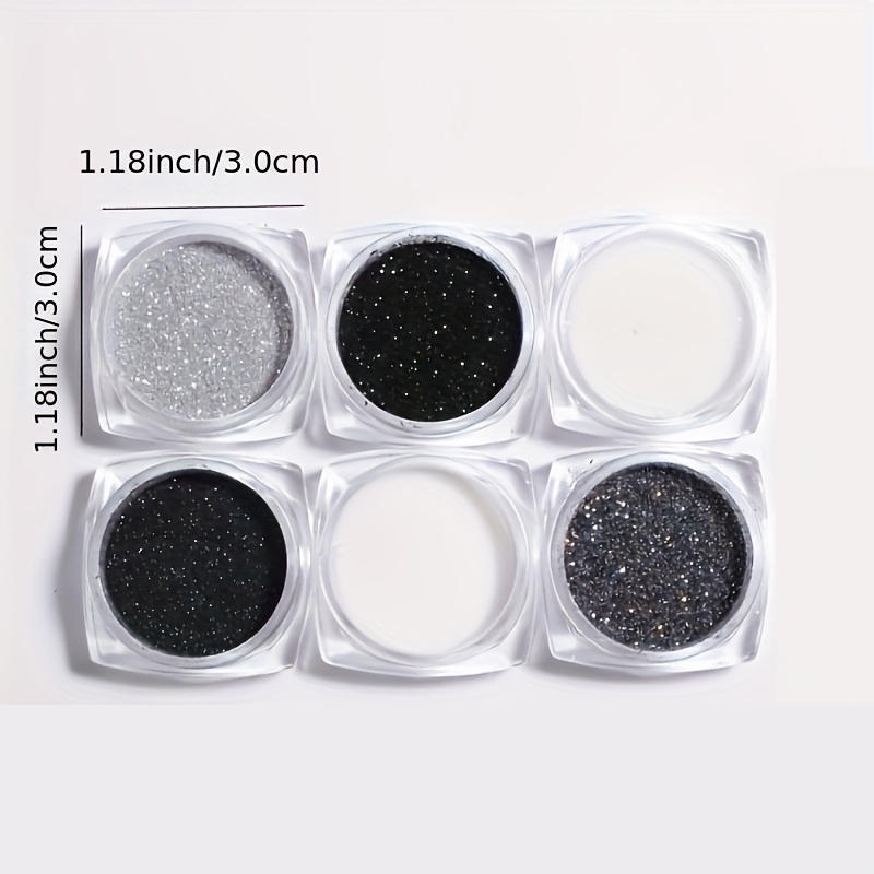 Nail Art Glitter Powder Set Micro Sand Shimmer Powder Nail - Temu United  Arab Emirates