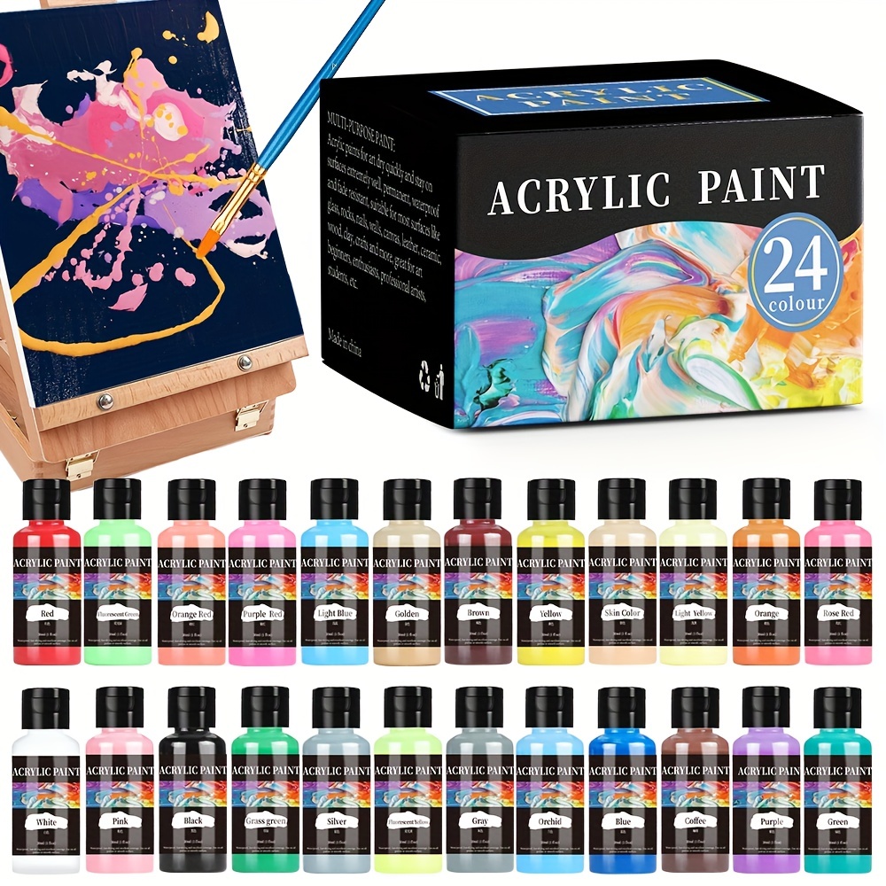 Acrylic Paint Set: Multipurpose Acrylic Painting Kit