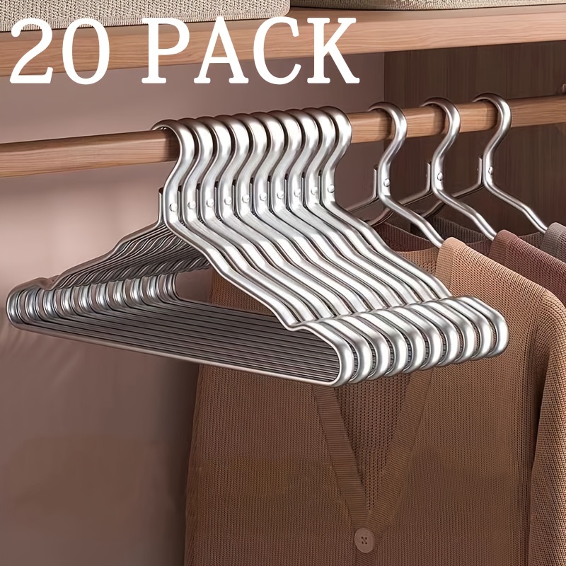 Non-slip Clothes Hangers With Grooves, Velvet Drying Rack, Heavy Duty  Hangers, Traceless Standard Hangers, Household Space Saving Storage And  Organization For Bedroom, Bathroom, Closet, Wardrobe, Home - Temu