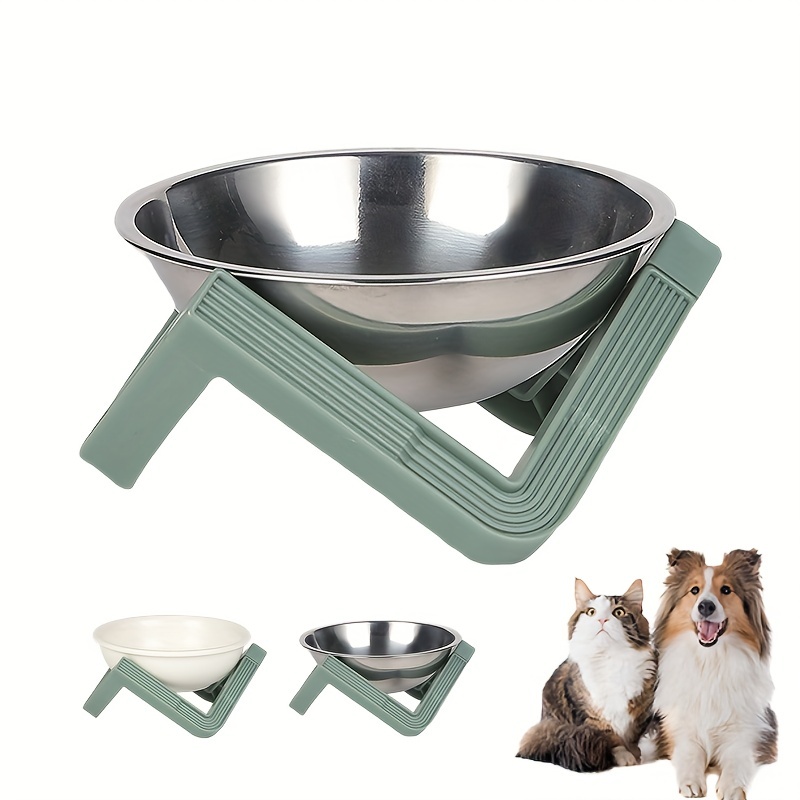 Elevated Pet Bowl For Dogs Cats Ceramic Raised Dog Food And - Temu