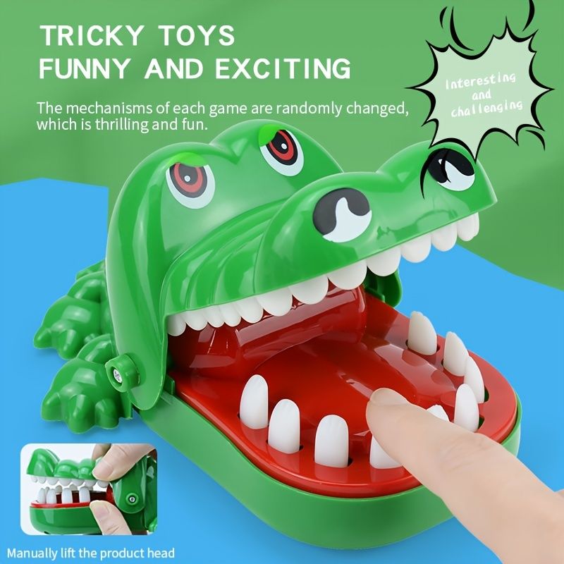 Crocodile Teeth Toys Game For Kids Crocodile Biting Finger Dentist Games  Funny Toys - Toys & Games - Temu