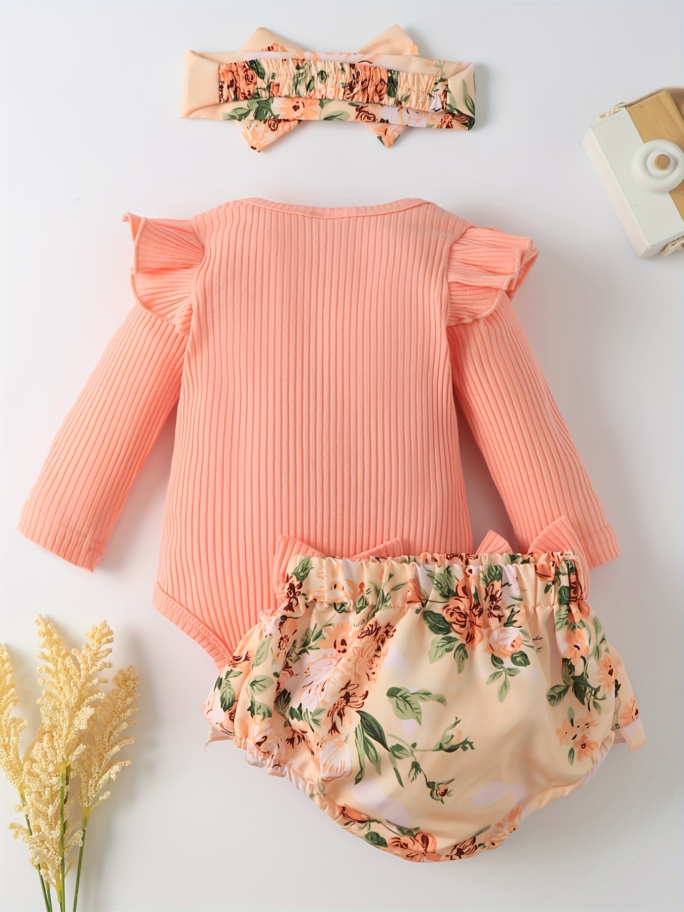 Girls Light Pink Flutter Sleeve Top, Baby Girls Off the Shoulder Top