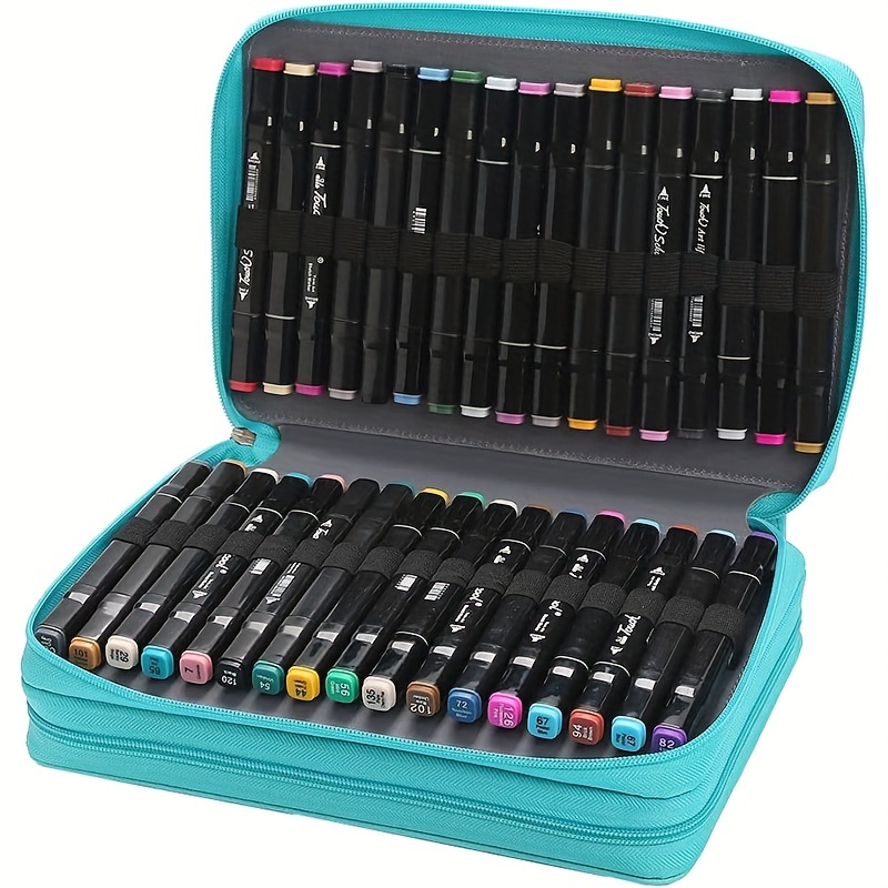 Marker Pen Holder Case Colored Marker Pen Stand Multi-slot Paint Brush  Organizer