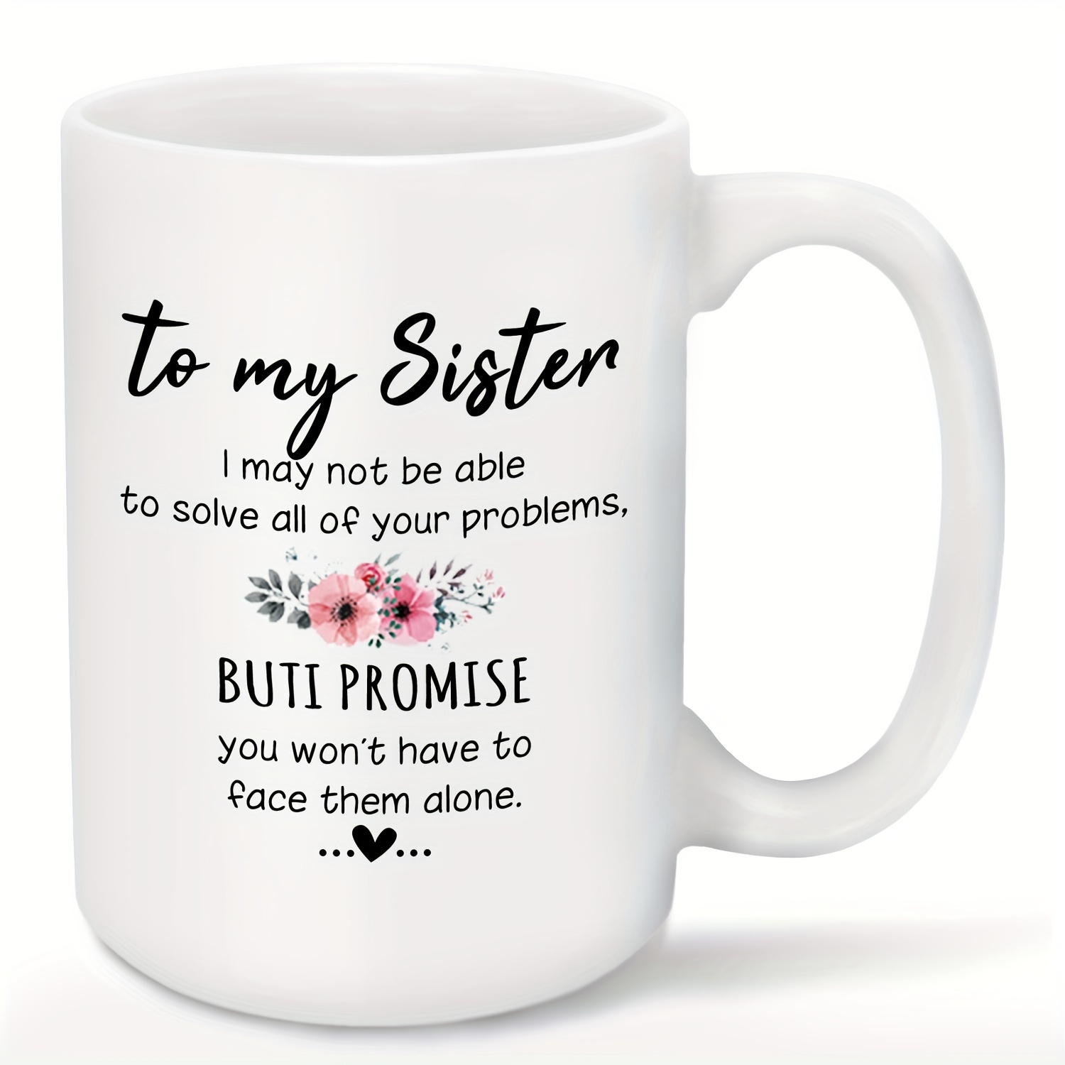 Sister Birthday Gifts from Sister, Sister Gifts Coffee Tumbler