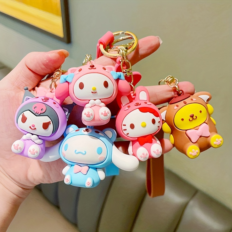 Kawaii Cinnamoroll Sanrio My Melody Anime Keychain Pendant Purin