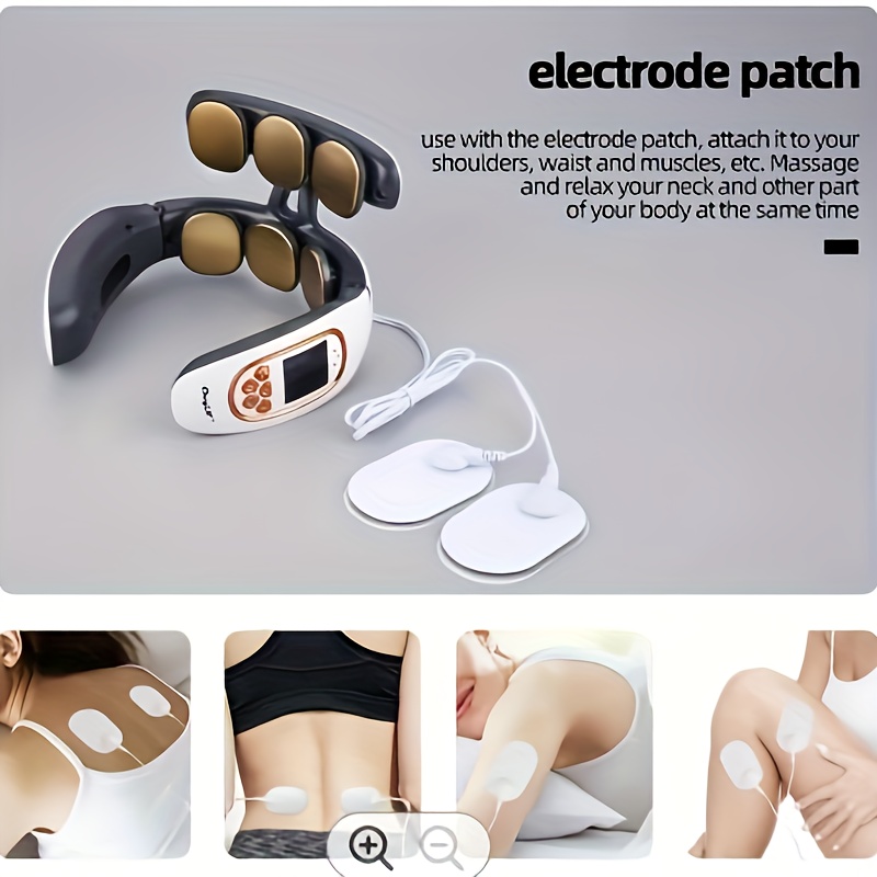 EMS Neck Acupoints Lymphvity Massage Device Portable Shoulder Spine Cervical  Massager Protector Neck Massage Health Care - AliExpress