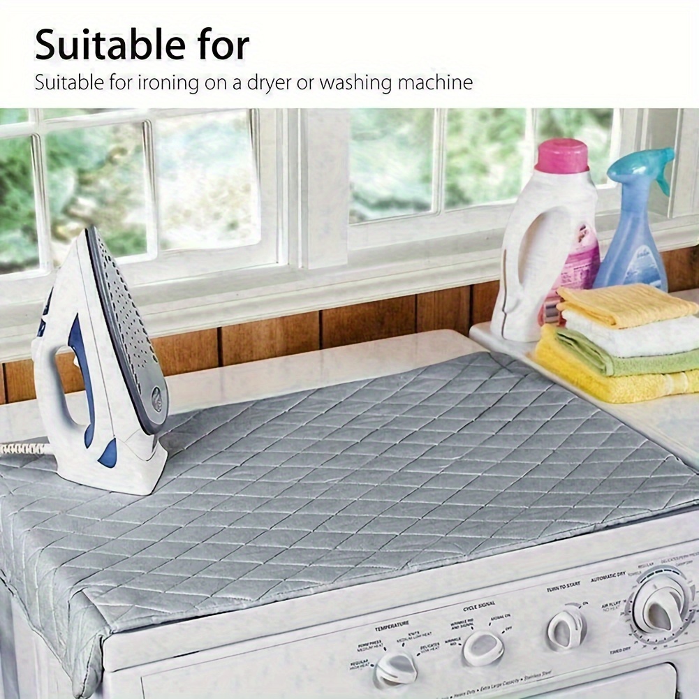 Compact Portable Ironing Mat Ironing Board Travel Dryer Washer Iron Anywhe  F6 Cq