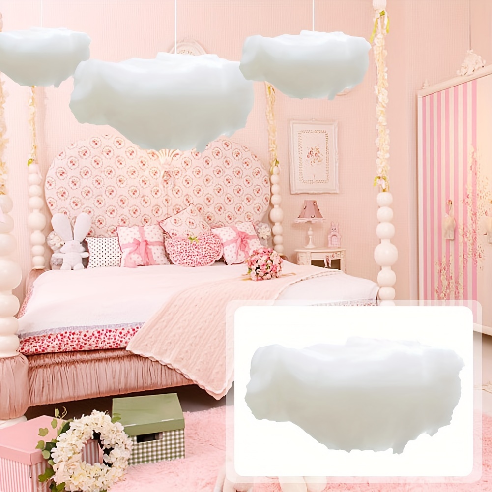 Artificial Cotton Clouds Decoration White 3D Ceiling Interior Cloud Decor  Living Room DIY Wedding Party Decoration Props