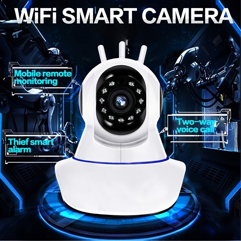 Wireless Smart Surveillance Camera 1080p Hd Rj45 Cable - Temu