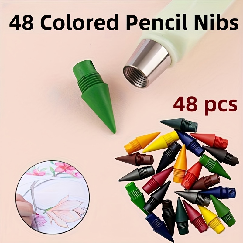 30 crayons avec 11 mines remplaçables - Colorés : : Jeux et Jouets