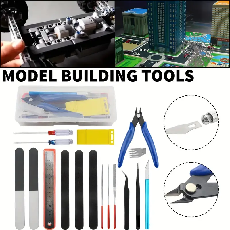 Basic Model Tools Set Modeler Building Kit For Gundam Car - Temu