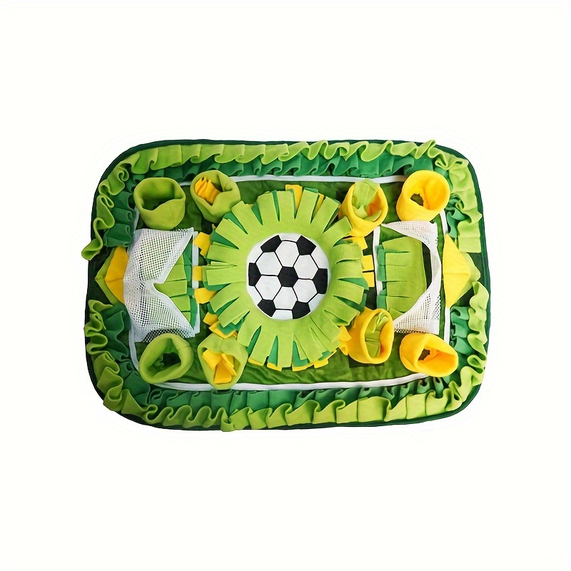 Dog Snuffle Mat Football Field Shape Pet Slow Feeding Pad Pet Sniffing Mat  Dog Training Toys - Temu