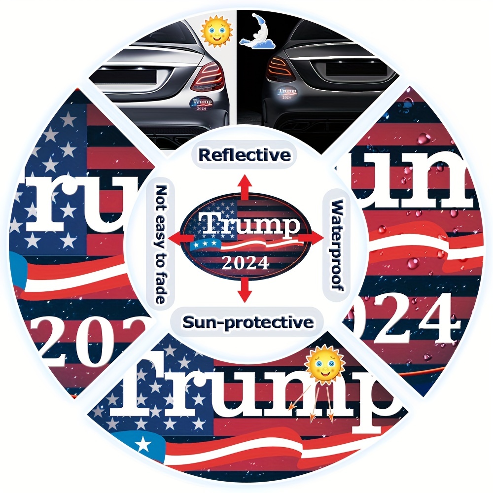 Donald Trump 2024 Magnetic Political Bumper Stickers Cars - Temu