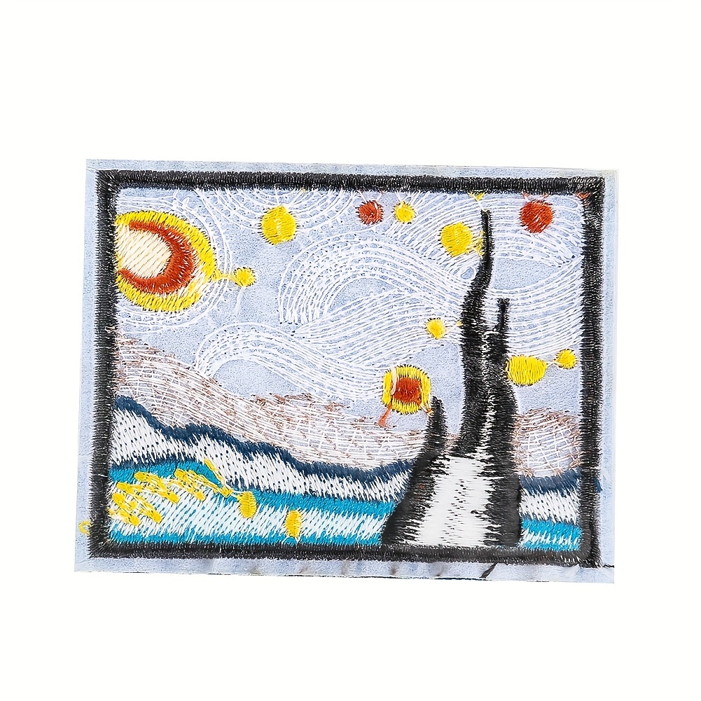 Cool Patches For Clothes Van Gogh Patches For Backpack - Temu