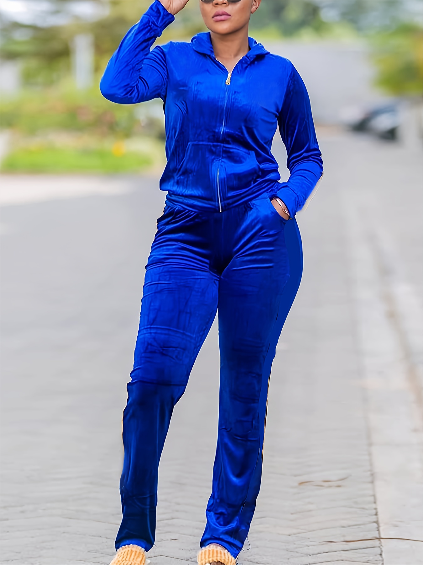 Velour Tracksuits For Women - Temu