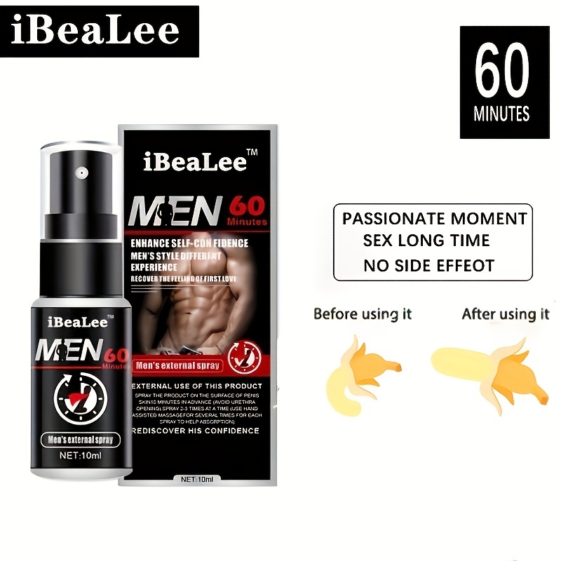 1pc Men Delay Spray Desensitizing Delay Products For Men Penis Extender Prevent Premature Ejaculation Enlargement Prolong 60 Minutes 10ml 0.4oz