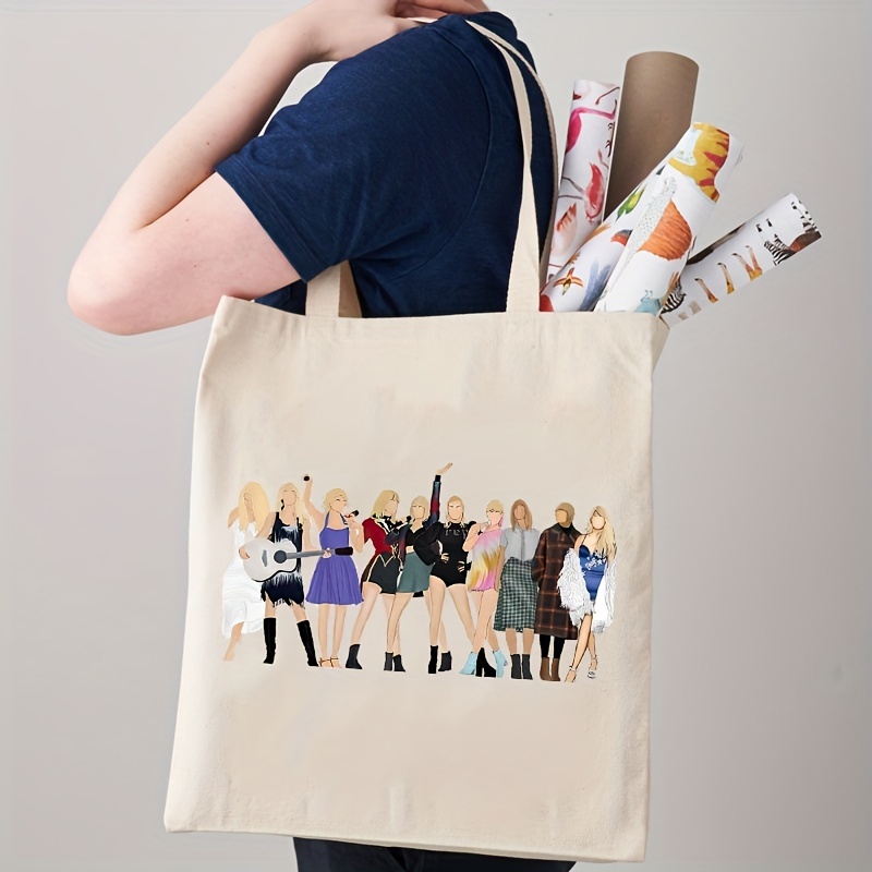 

The Eras Tour Tote Bag, Albums Tote Bag, Book Bag, Ts Merch, Shopping Bag, Shoulder Bag, Canvas Bag, Christmas Birthday Gift