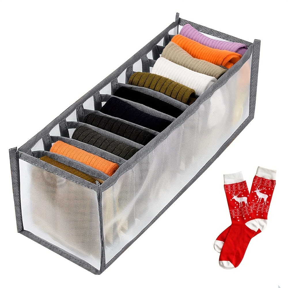 Socks Organizer Mesh Closet Shelf Organizers For - Temu