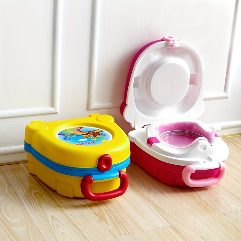 Portable Potty Training Seat for Toddler, Kids Travel Potty in Car Camping, Collapsible potty