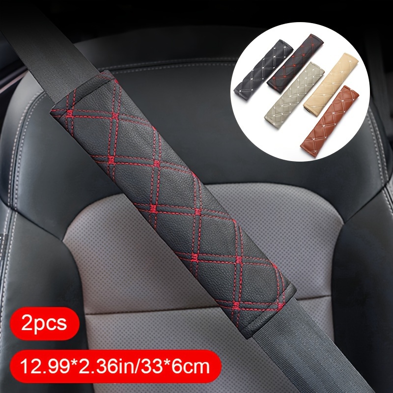 2pcs Soft Car Auto Seat Belt Covers Shoulder Strap Pads Cushion