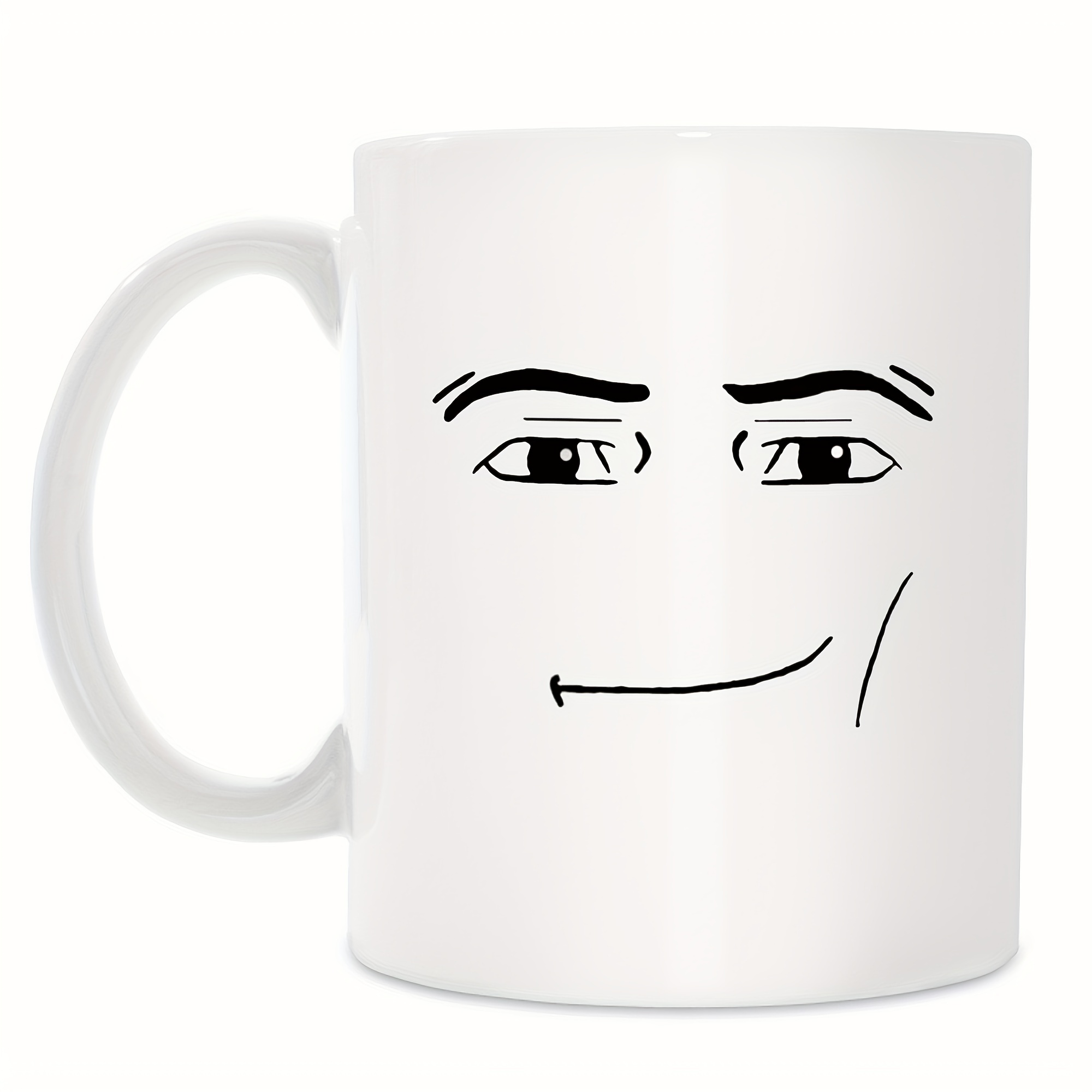 Man Face Coffee Mug - Novelty Ceramic Cup For Hot Or Cold Drinks