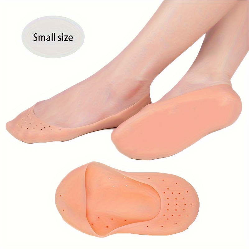 1 Pair Silicone Knee-high Feet Care Moisturizing Socks Anti-Cracking  Protector