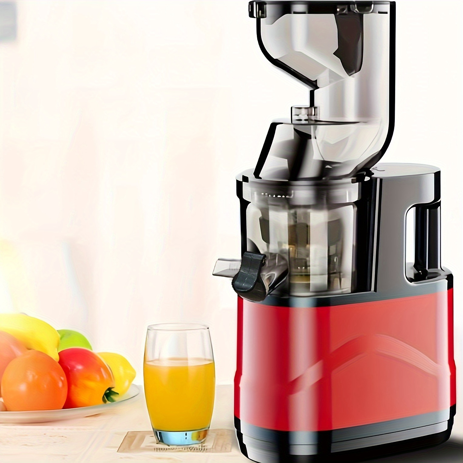 Juicer Slow Masticating Cold Press Vegetable And Fruit Juice - Temu