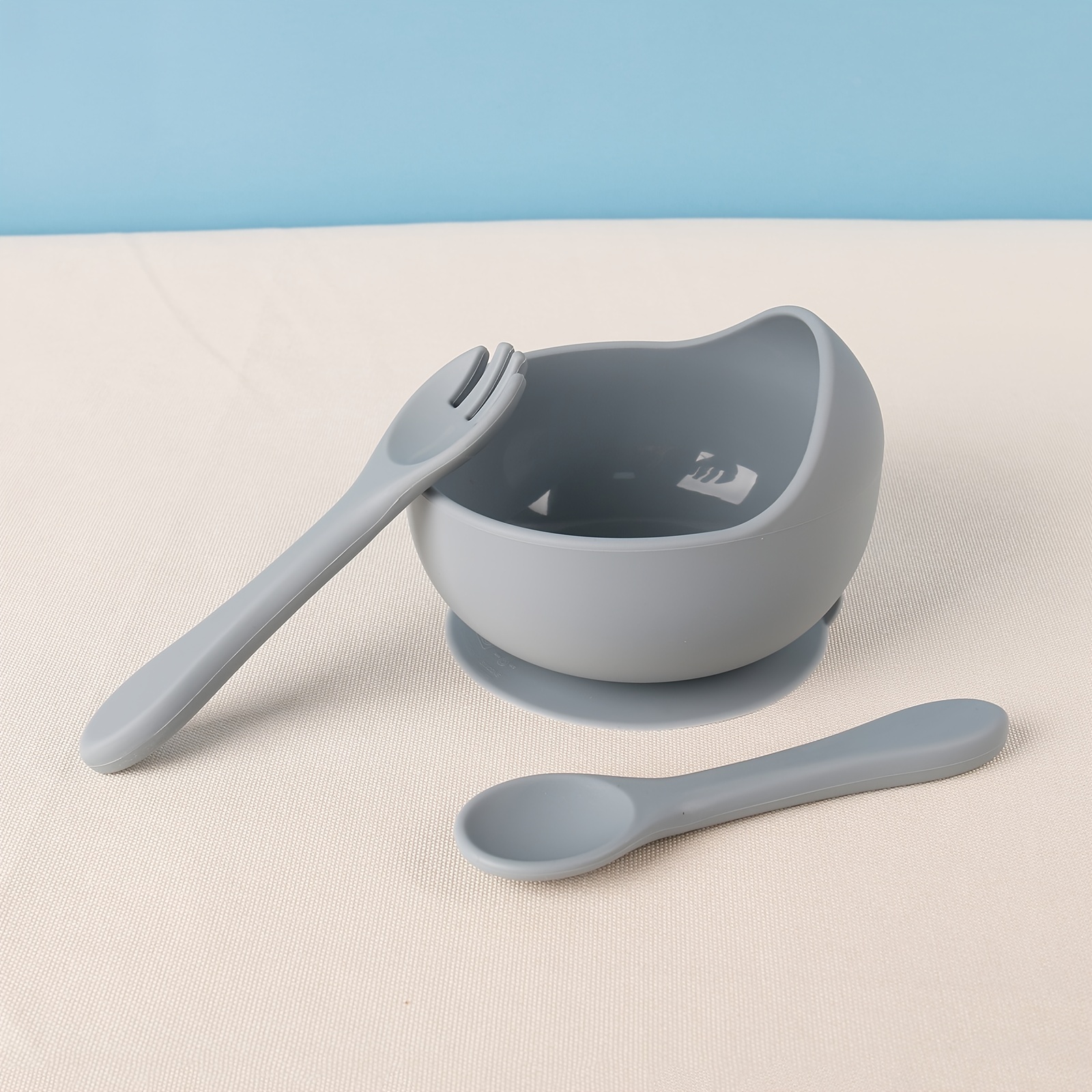 Newest Baby Cutlery Wholesale Baby Feeding Set Silicone Bib Suction Bowl  With Spoon - Buy Newest Baby Cutlery Wholesale Baby Feeding Set Silicone  Bib Suction Bowl With Spoon Product on