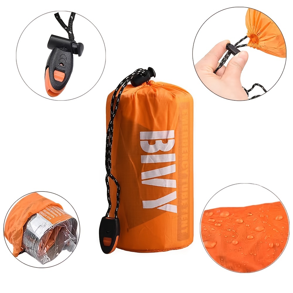 Thermal Insulated Blanket, Waterproof Portable, Insulation Blanket, For  Outdoor Hiking, With Compression Carry Bag