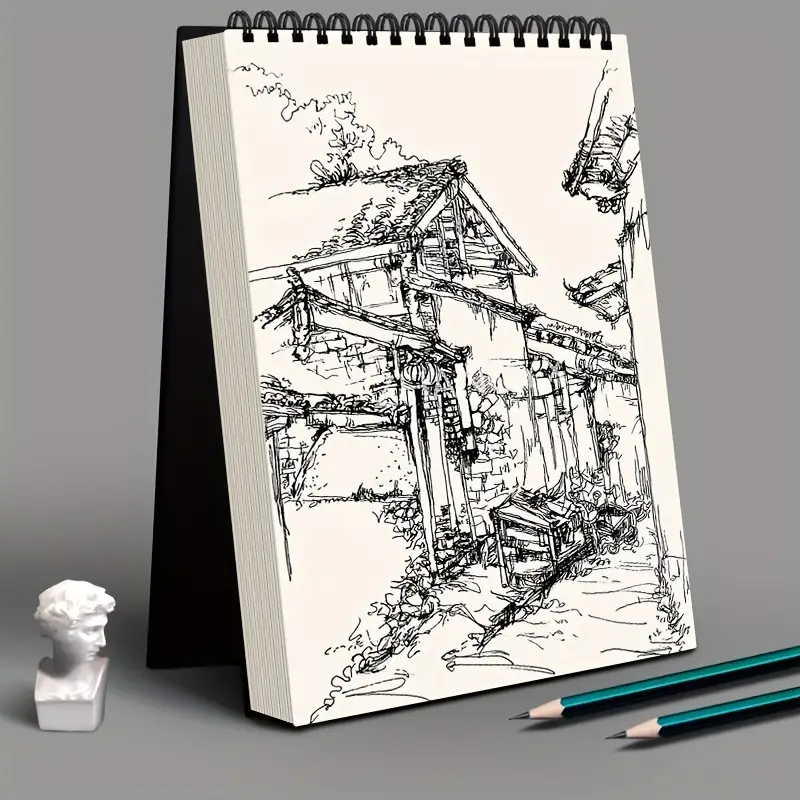 16k Black Card Sketchbook Sketchbook Hand painted Marker - Temu