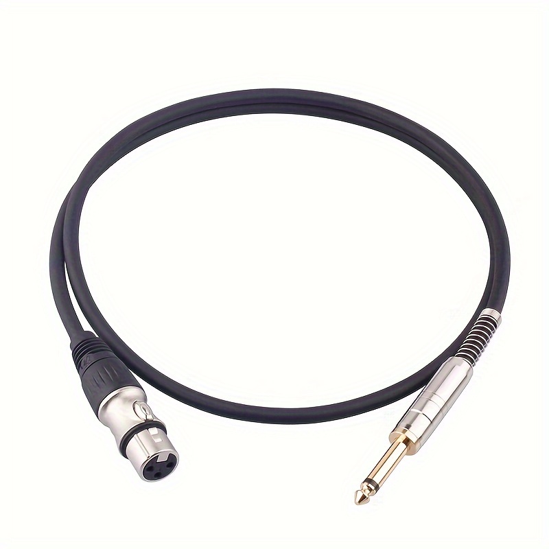 1/4 TS Mono to XLR Female Cable Double Quarter Inch to XLR Y Splitter Cable