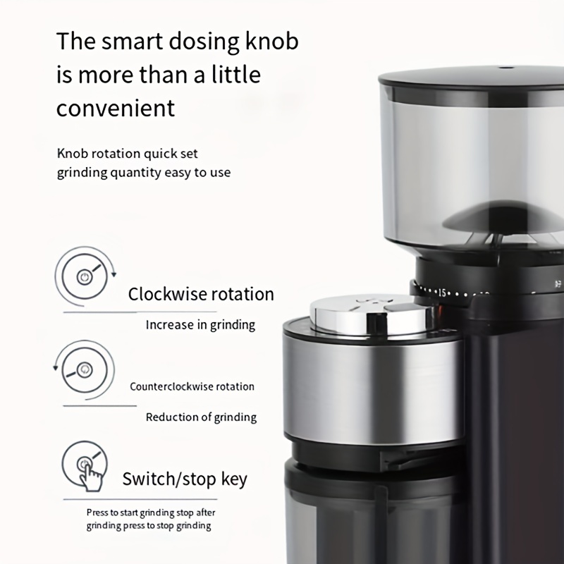 Small Italian Electric Bean Grinder Perfect For Home Use And - Temu