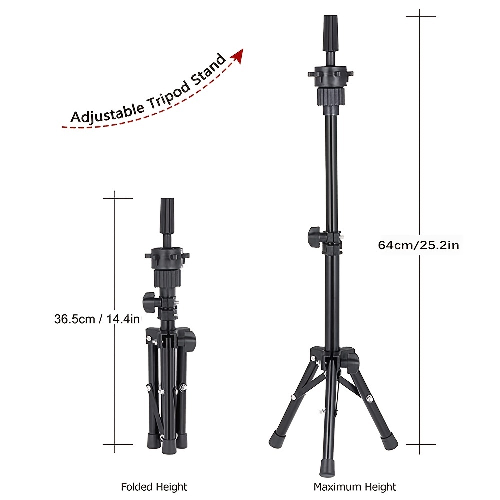 Mannequin Head Tripod Stand wig Tripod Stand Mannequin Head - Temu