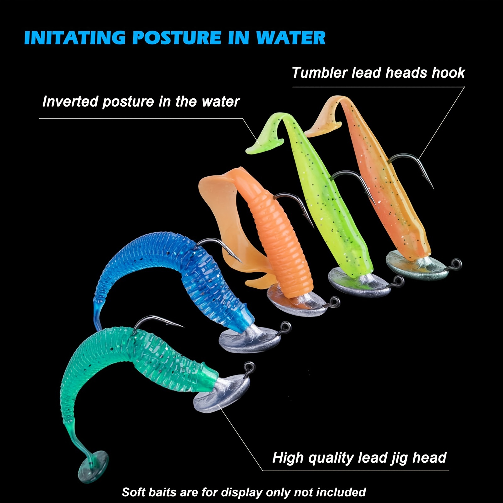 Premium Tumbler Stand Jig Head Kit Freshwater Saltwater - Temu